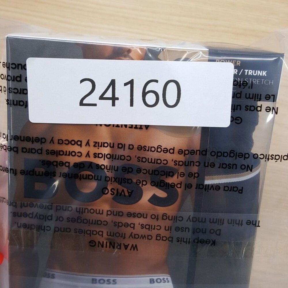 HUGO BOSS Boxer Briefs Mens Small 3-Pack Power Trunk Cotton Stretch Logo - Picture 7 of 7